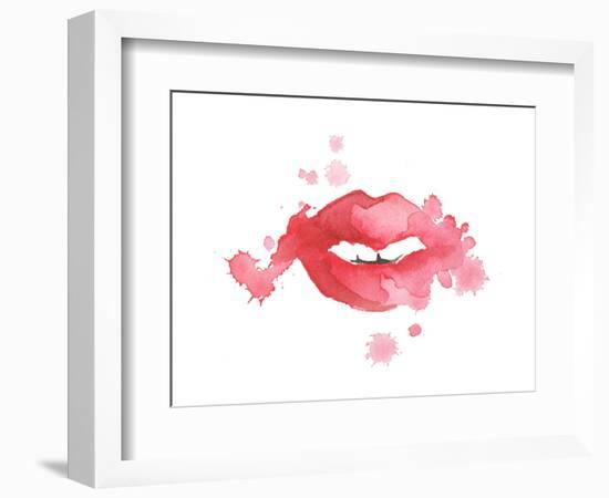 Lip Splash-Alicia Zyburt-Framed Premium Giclee Print