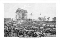 The Arc De Triomphe, Place De L'Etoile, Paris, 20 April 1848-Lipperheide-Giclee Print