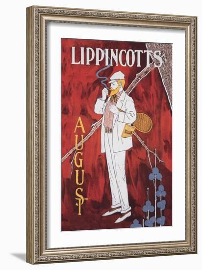 Lippincott's August-null-Framed Art Print