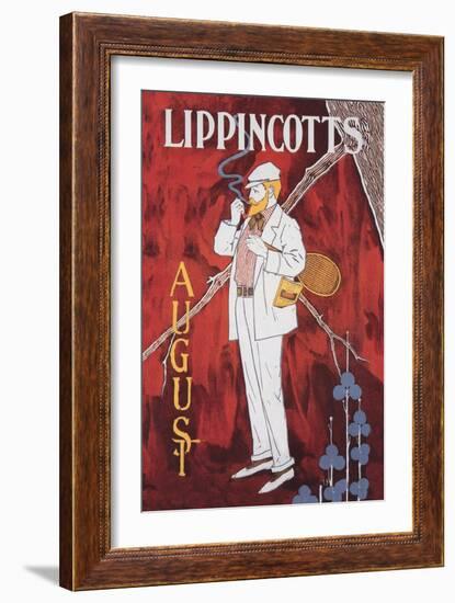 Lippincott's August-null-Framed Art Print