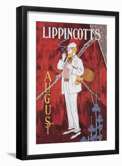 Lippincott's August-null-Framed Art Print