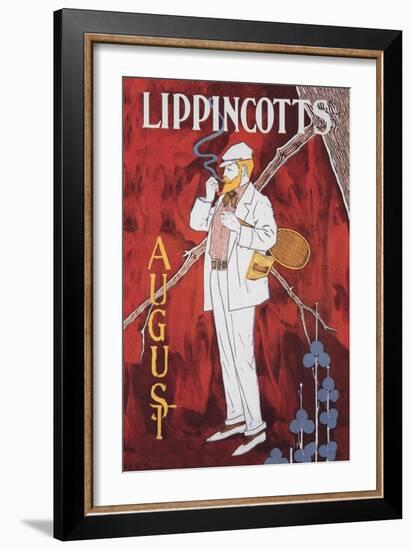 Lippincott's August-null-Framed Art Print