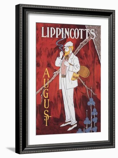 Lippincott's August-null-Framed Art Print