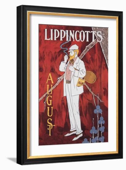 Lippincott's August-null-Framed Art Print