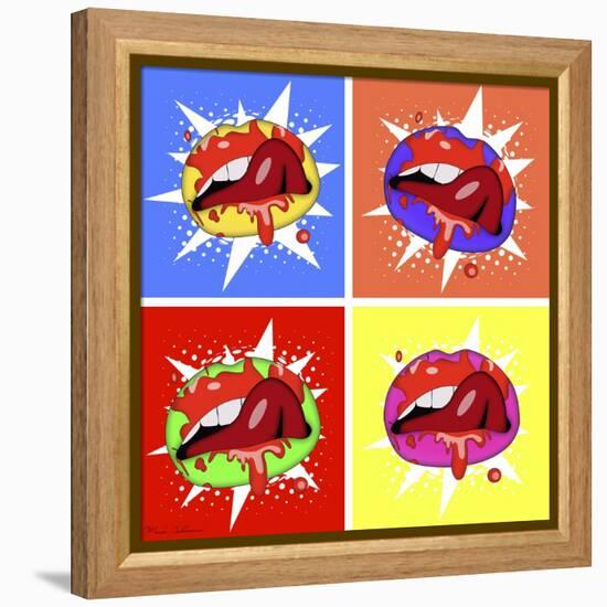 Lips 3-Mark Ashkenazi-Framed Premier Image Canvas