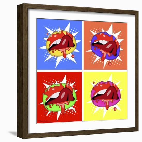 Lips 3-Mark Ashkenazi-Framed Giclee Print