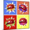 Lips 3-Mark Ashkenazi-Mounted Giclee Print