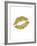 Lips Gold-Brett Wilson-Framed Art Print
