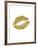 Lips Gold-Brett Wilson-Framed Art Print