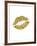 Lips Gold-Brett Wilson-Framed Art Print