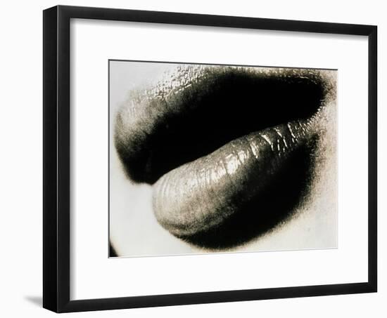 Lips of a Woman-Cristina-Framed Photographic Print