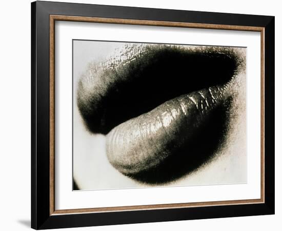 Lips of a Woman-Cristina-Framed Photographic Print