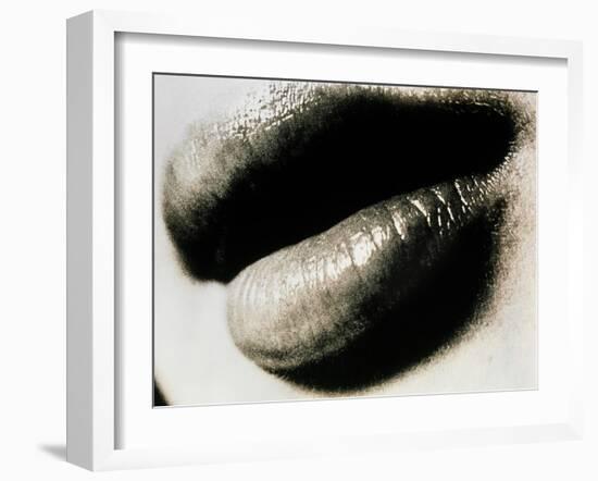 Lips of a Woman-Cristina-Framed Photographic Print