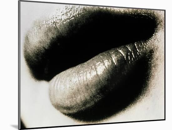 Lips of a Woman-Cristina-Mounted Photographic Print