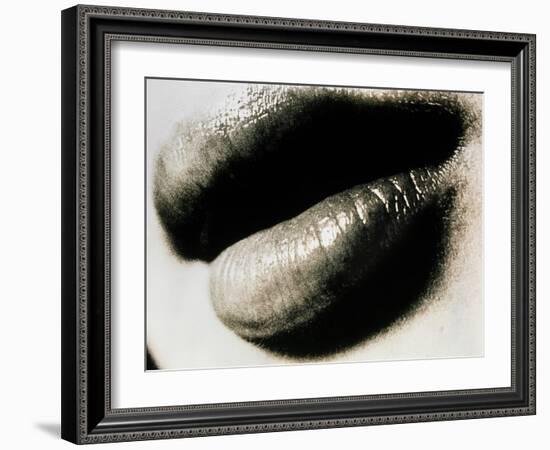 Lips of a Woman-Cristina-Framed Photographic Print