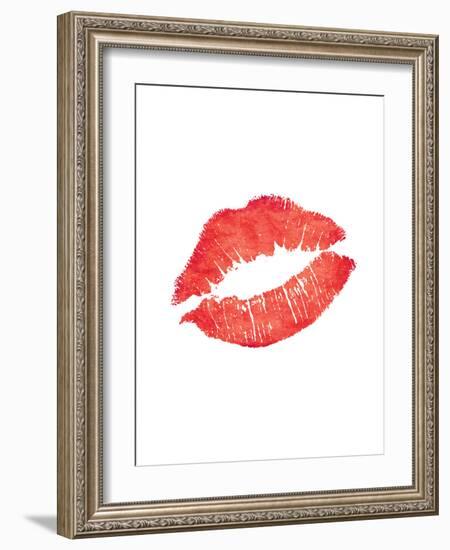 Lips Red-Brett Wilson-Framed Art Print