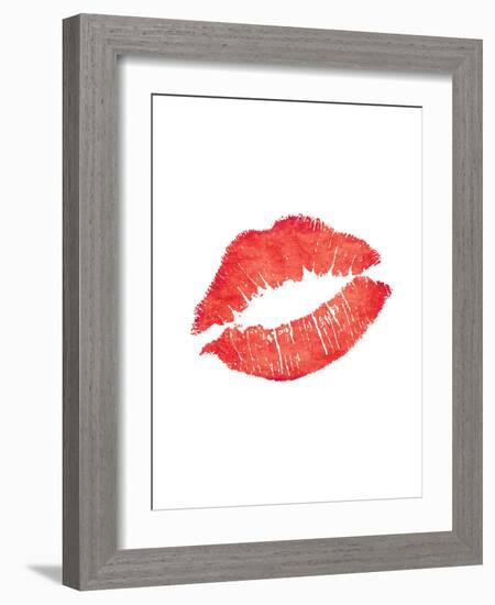 Lips Red-Brett Wilson-Framed Art Print