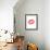 Lips Red-Brett Wilson-Framed Art Print displayed on a wall