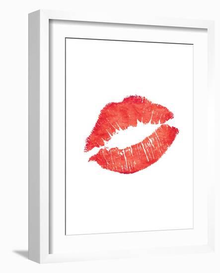 Lips Red-Brett Wilson-Framed Art Print