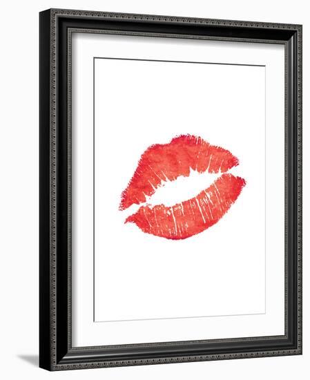 Lips Red-Brett Wilson-Framed Art Print