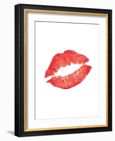 Lips Red-Brett Wilson-Framed Art Print