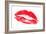 Lips-Victor De Schwanberg-Framed Photographic Print