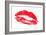 Lips-Victor De Schwanberg-Framed Photographic Print