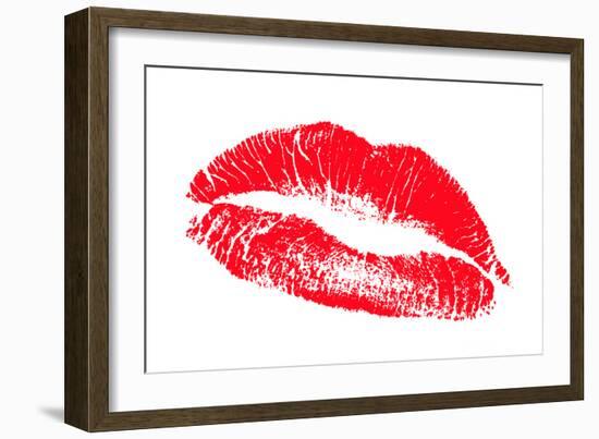 Lips-Victor De Schwanberg-Framed Photographic Print