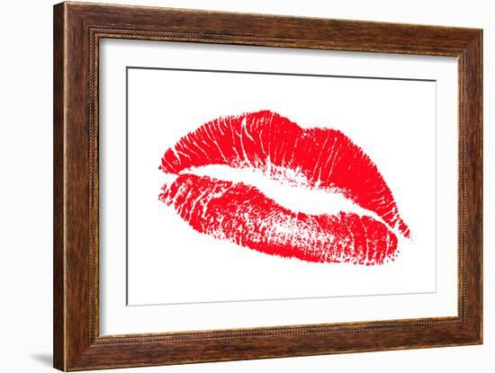 Lips-Victor De Schwanberg-Framed Photographic Print