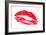 Lips-Victor De Schwanberg-Framed Photographic Print