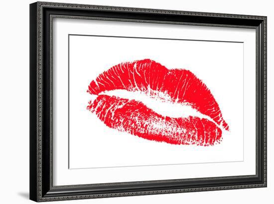 Lips-Victor De Schwanberg-Framed Photographic Print