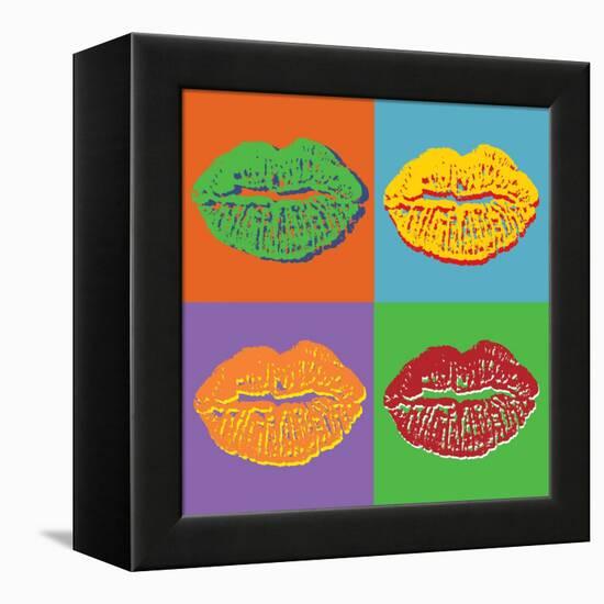 Lips-vadimmmus-Framed Stretched Canvas