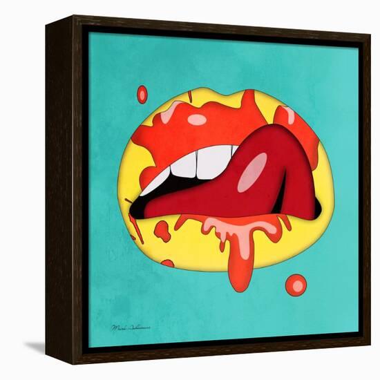 Lips-Mark Ashkenazi-Framed Premier Image Canvas