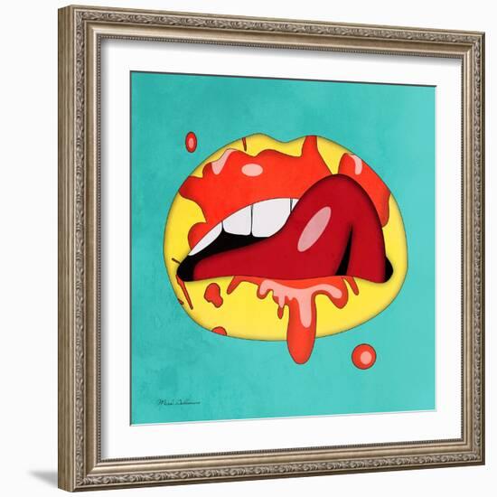 Lips-Mark Ashkenazi-Framed Giclee Print