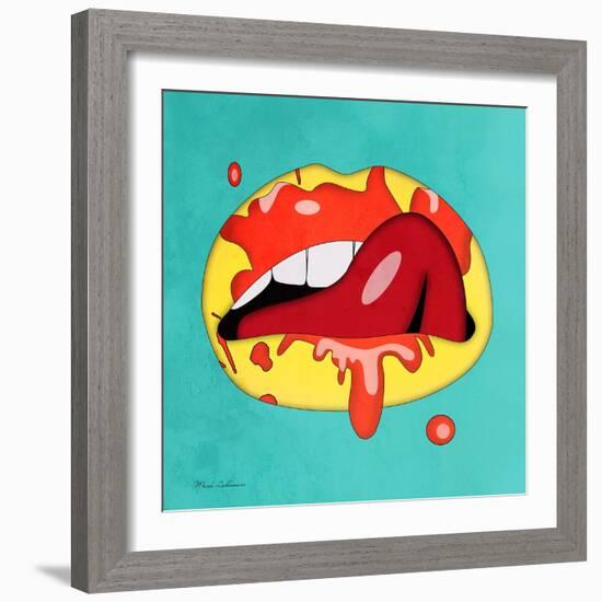 Lips-Mark Ashkenazi-Framed Giclee Print