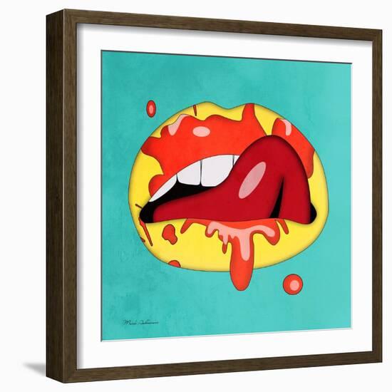 Lips-Mark Ashkenazi-Framed Giclee Print