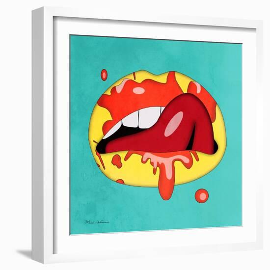 Lips-Mark Ashkenazi-Framed Giclee Print