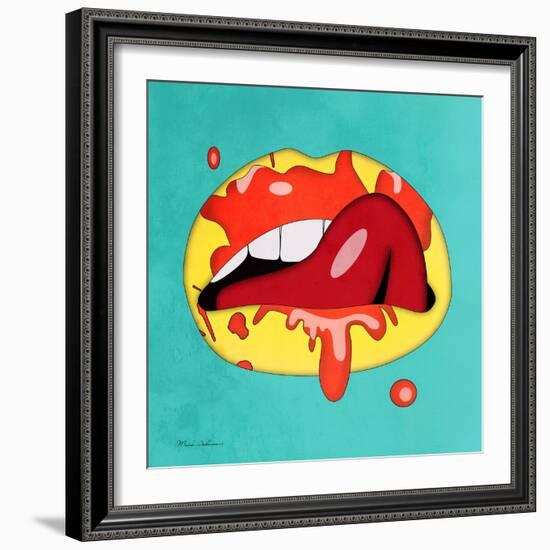 Lips-Mark Ashkenazi-Framed Giclee Print