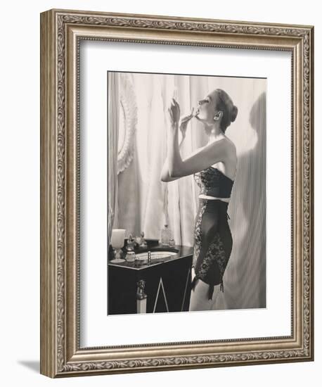 Lipstick Reflections-Frances Pellegrini-Framed Art Print