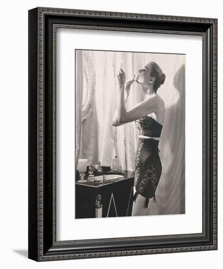 Lipstick Reflections-Frances Pellegrini-Framed Art Print