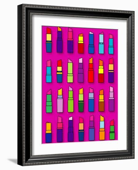 Lipsticks-David Nicholls-Framed Photographic Print