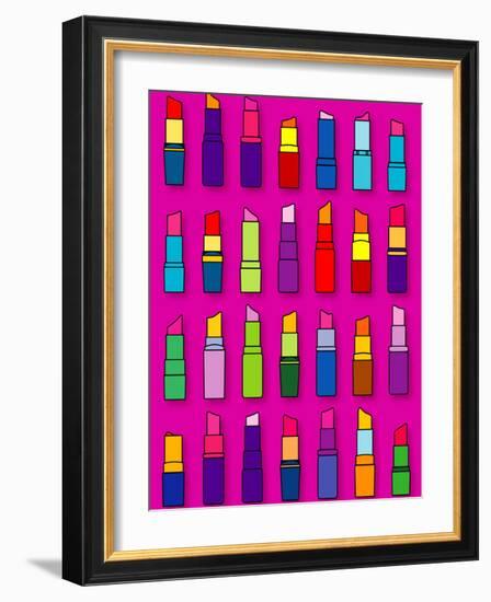 Lipsticks-David Nicholls-Framed Photographic Print