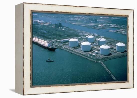 Liquefied Natural Gas Refinery-null-Framed Premier Image Canvas