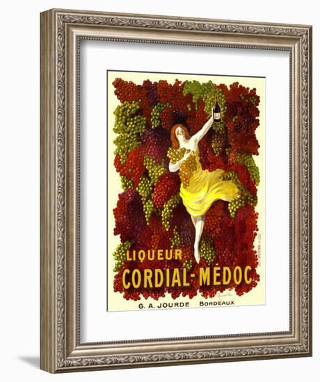 Liquer Cordial-Médoc, G. A. Jourde - Bordeaux-Leonetto Cappiello-Framed Art Print