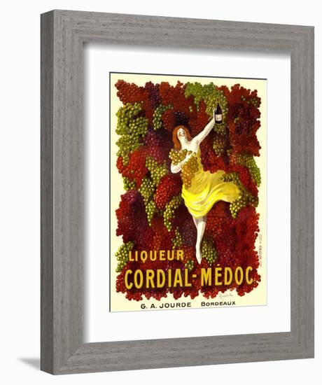 Liquer Cordial-Médoc, G. A. Jourde - Bordeaux-Leonetto Cappiello-Framed Art Print