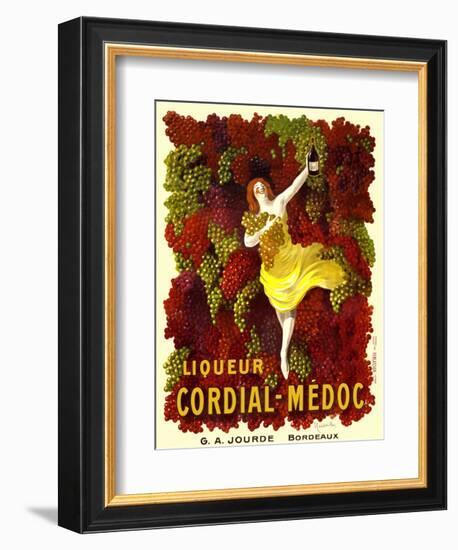 Liquer Cordial-Médoc, G. A. Jourde - Bordeaux-Leonetto Cappiello-Framed Art Print