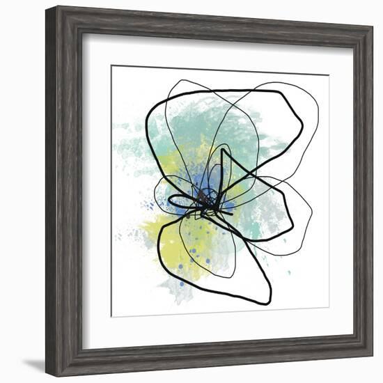 Liquid Blue Four-Jan Weiss-Framed Art Print