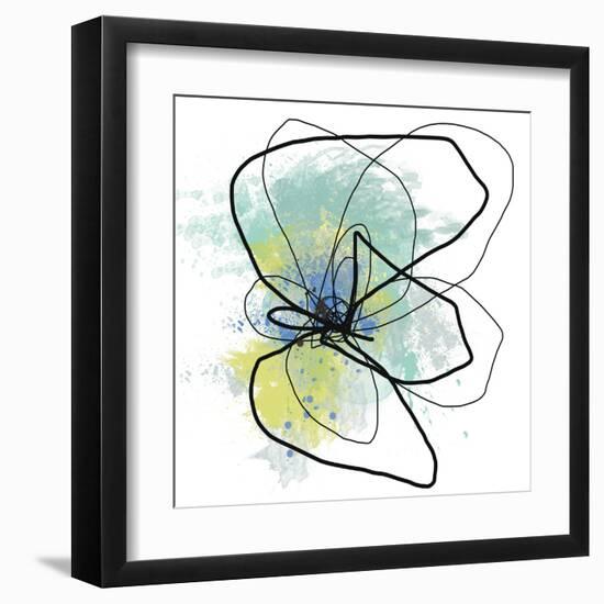 Liquid Blue Four-Jan Weiss-Framed Art Print