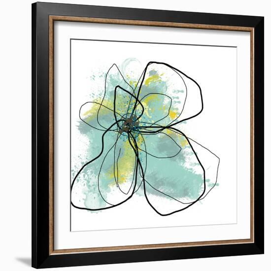 Liquid Blue Three-Jan Weiss-Framed Premium Giclee Print