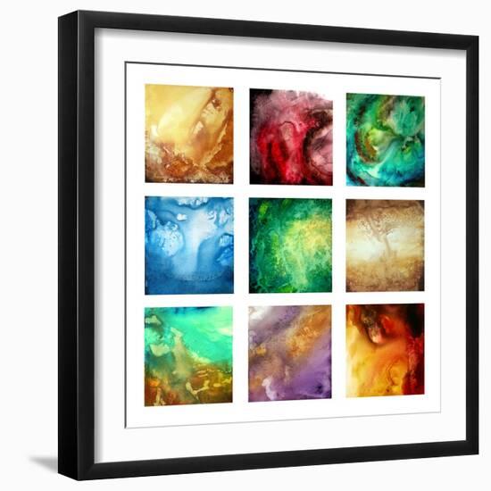 Liquid Color Series-Megan Aroon Duncanson-Framed Art Print